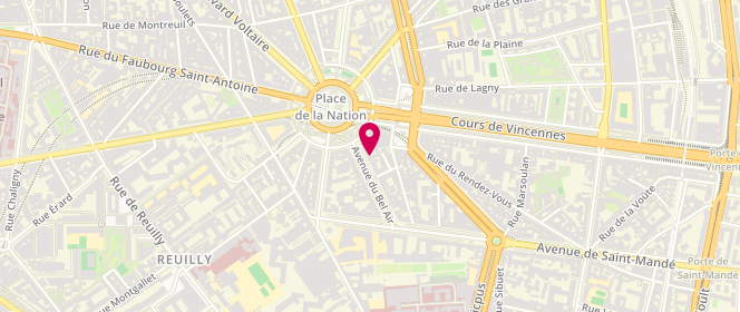 Plan de Bambini'troc, 26 avenue du Bel Air, 75012 Paris