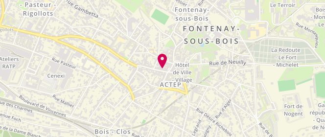 Plan de Jaïnès And Co, 6 Rue Mauconseil, 94120 Fontenay-sous-Bois