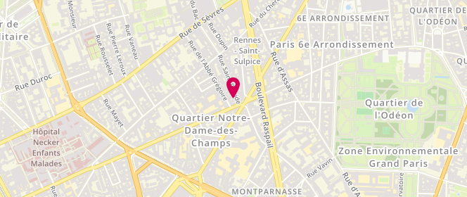 Plan de Manege, 60 Rue Saint-Placide, 75006 Paris