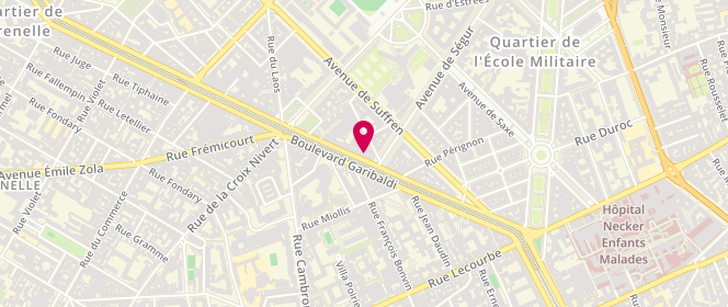 Plan de Chez Ruthyinstagram boutique chez ruthy paris, 25 Boulevard Garibaldi, 75015 Paris