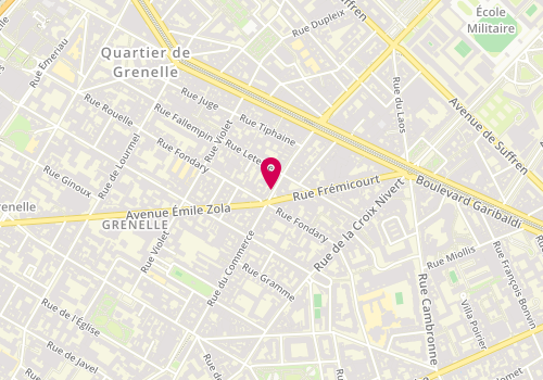 Plan de KUJTEN, 32 Rue du Commerce, 75015 Paris