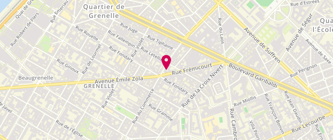 Plan de Falconeri, 33 Rue du Commerce, 75015 Paris