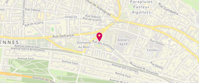 Plan de Lbg, 9 Rue des Pommiers, 94300 Vincennes