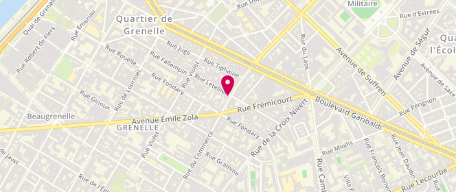 Plan de Gérard Darel, 24 Rue du Commerce, 75015 Paris