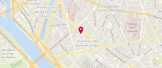 Plan de Les Etoiles, 43 Rue Traversière, 75012 Paris