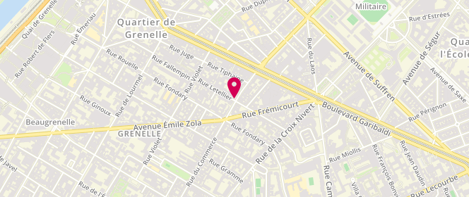 Plan de Etam Lingerie, 18/22 Rue du Commerce, 75015 Paris