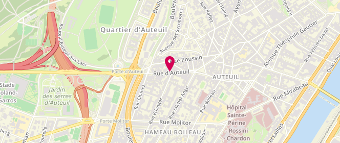 Plan de JS Scoop, 58 Rue Auteuil, 75016 Paris