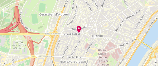 Plan de Berenice, 50 Rue Auteuil, 75016 Paris