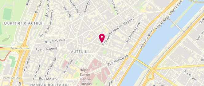 Plan de Petit Monde d'Axelle et Basile Le, 58 avenue Théophile Gautier, 75016 Paris