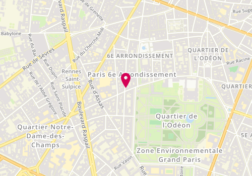 Plan de Atelier Production et Création-SARL, 45 Rue Madame, 75006 Paris