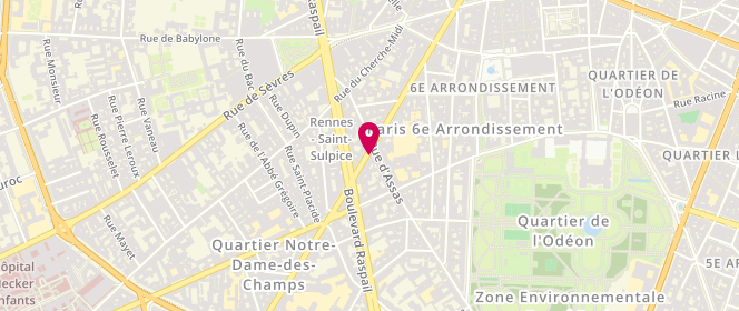 Plan de Nodus, 107 Rue de Rennes, 75006 Paris