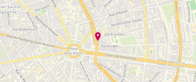 Plan de Belle Demoiselle, 18 Boulevard de Charonne, 75020 Paris