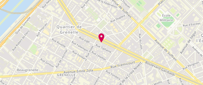 Plan de Bellederobe, 104 Boulevard de Grenelle, 75015 Paris