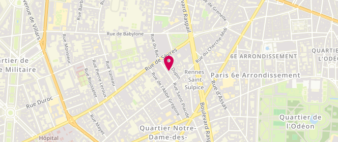 Plan de Ober, 11 Rue Saint-Placide, 75006 Paris