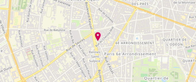 Plan de Kamille, 1 place Alphonse Déville, 75006 Paris