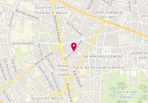 Plan de Cotélac, 17 Rue du Cherche-Midi, 75006 Paris