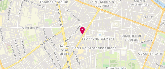 Plan de Annick. A, 78 Rue Rennes, 75006 Paris