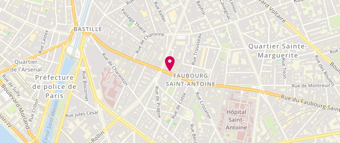Plan de Belair, 117 Rue du Faubourg Saint-Antoine, 75012 Paris