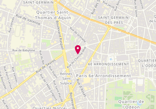 Plan de Rundholz, 10 Rue du Cherche-Midi, 75006 Paris