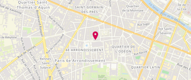 Plan de Iro, 38 Rue Saint-Sulpice, 75006 Paris