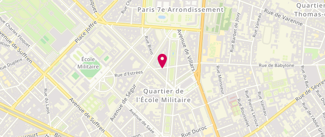 Plan de TAKACS Terezia, 13 Rue d'Estrées, 75007 Paris