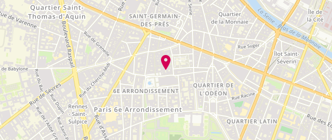Plan de Ikks, 38 Rue Saint-Sulpice, 75006 Paris