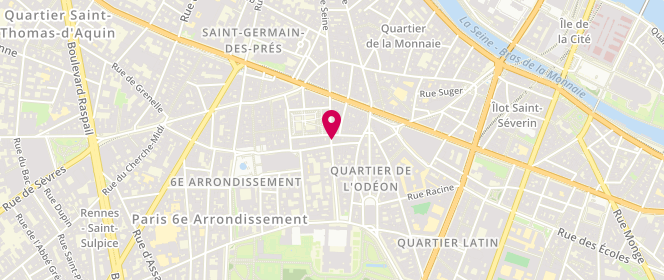 Plan de Bob Gérard, 1 1 0 101 Rue Seine, 75006 Paris