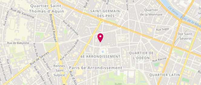 Plan de La Petite Étoile, 59 Ter Rue Bonaparte, 75006 Paris