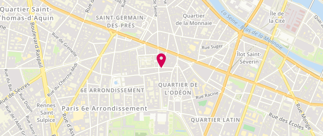 Plan de Hoalen, 17 Rue des 4 Vents, 75006 Paris