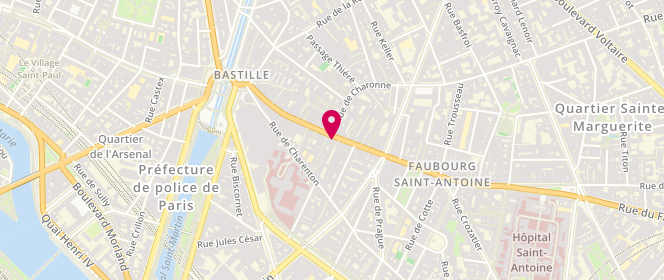 Plan de Lacoste, 70-72 Rue du Faubourg Saint-Antoine, 75012 Paris