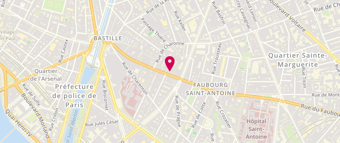 Plan de Les Francs-Tireurs, 89 Rue du Faubourg Saint-Antoine, 75011 Paris