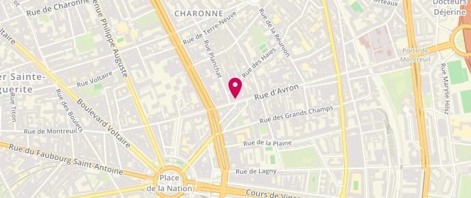 Plan de IDEE Fashion, 19 Rue d'Avron, 75020 Paris