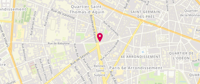 Plan de Poppee - Galeande, 18 Rue de Sèvres, 75007 Paris
