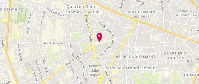 Plan de Berluti, 14 Rue de Sèvres, 75007 Paris