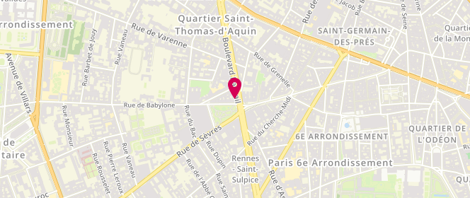 Plan de Boutique Petrusse Paris, 46 Boulevard Raspail, 75007 Paris