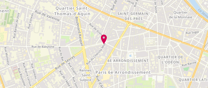 Plan de Bobbies, 3 Rue du Cherche-Midi, 75006 Paris