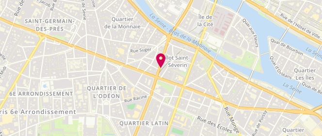 Plan de Côte à Cote, 15 Boulevard Saint Michel, 75005 Paris