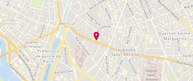 Plan de Bonobo, 69 Rue du Faubourg Saint-Antoine, 75011 Paris