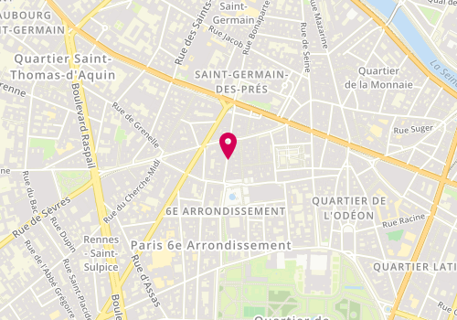 Plan de Majestic Filatures, 59 Rue Bonaparte, 75006 Paris