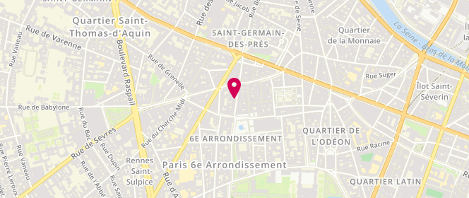 Plan de Paule Ka Paris, 66 Rue Bonaparte, 75006 Paris