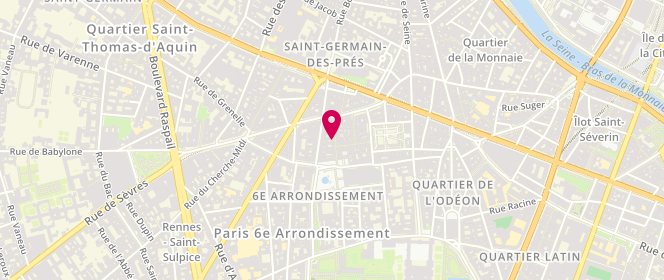 Plan de Pain de Sucre, 16 Rue des Canettes, 75006 Paris