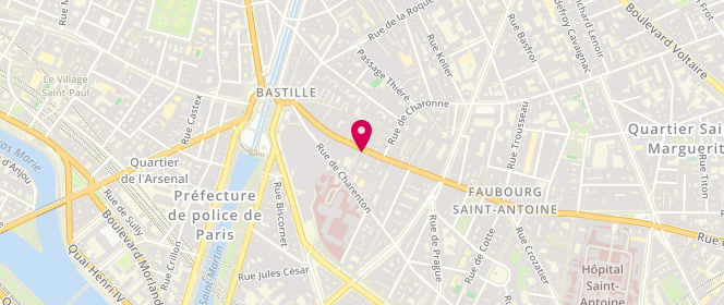Plan de Ikks, 52 Rue du Faubourg Saint-Antoine, 75012 Paris