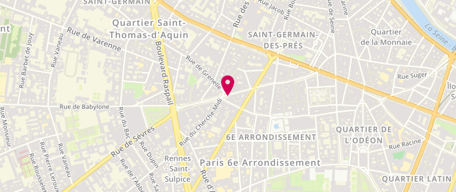 Plan de Seidensticker - Paris, 1 place Michel Debré, 75006 Paris