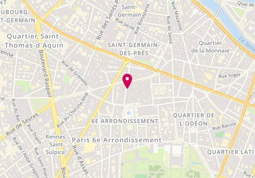 Plan de Zapa Paris Bonaparte, 55 Rue Bonaparte, 75006 Paris