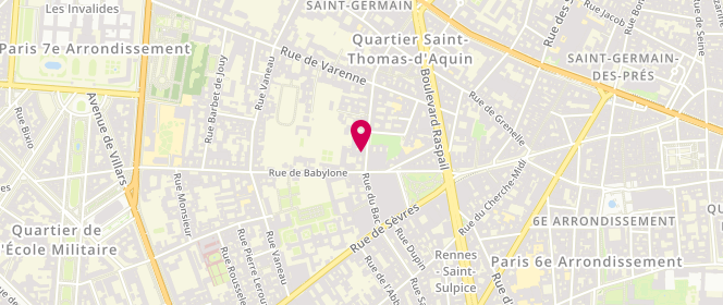 Plan de L'Appartement du 7e, 122 Rue du Bac, 75007 Paris