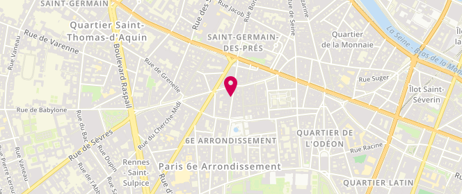 Plan de Desigual, 64 Rue Bonaparte, 75006 Paris