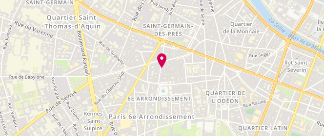 Plan de Zapa Paris Bonaparte, 55 Rue Bonaparte, 75006 Paris