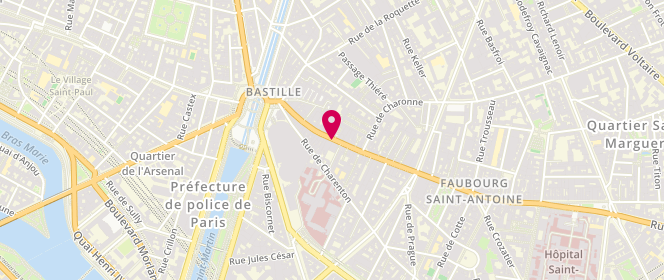 Plan de Naumy, 44 Rue du Faubourg Saint-Antoine, 75012 Paris