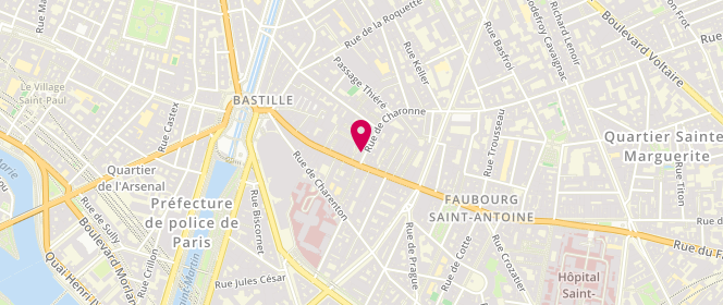 Plan de Bellerose, 3 Rue de Charonne, 75011 Paris