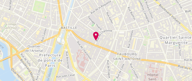 Plan de La Fée Maraboutée, 5 Rue de Charonne, 75011 Paris